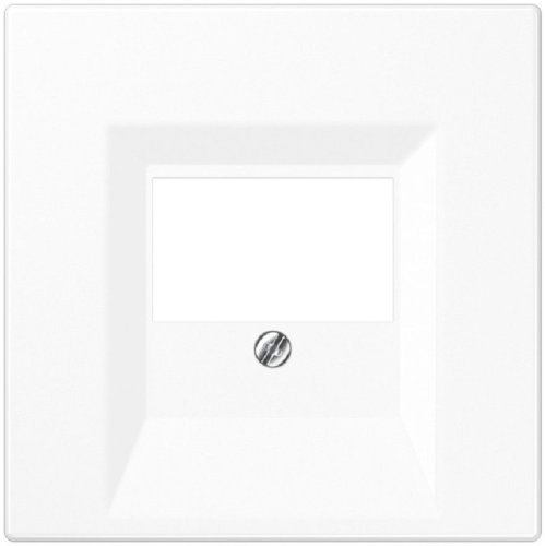 Лицевая панель Jung LS990 для 2-м. розетки USB/аудио белый фото Лицевая панель Jung LS990 для 2-м. розетки USB/аудио белый картинка